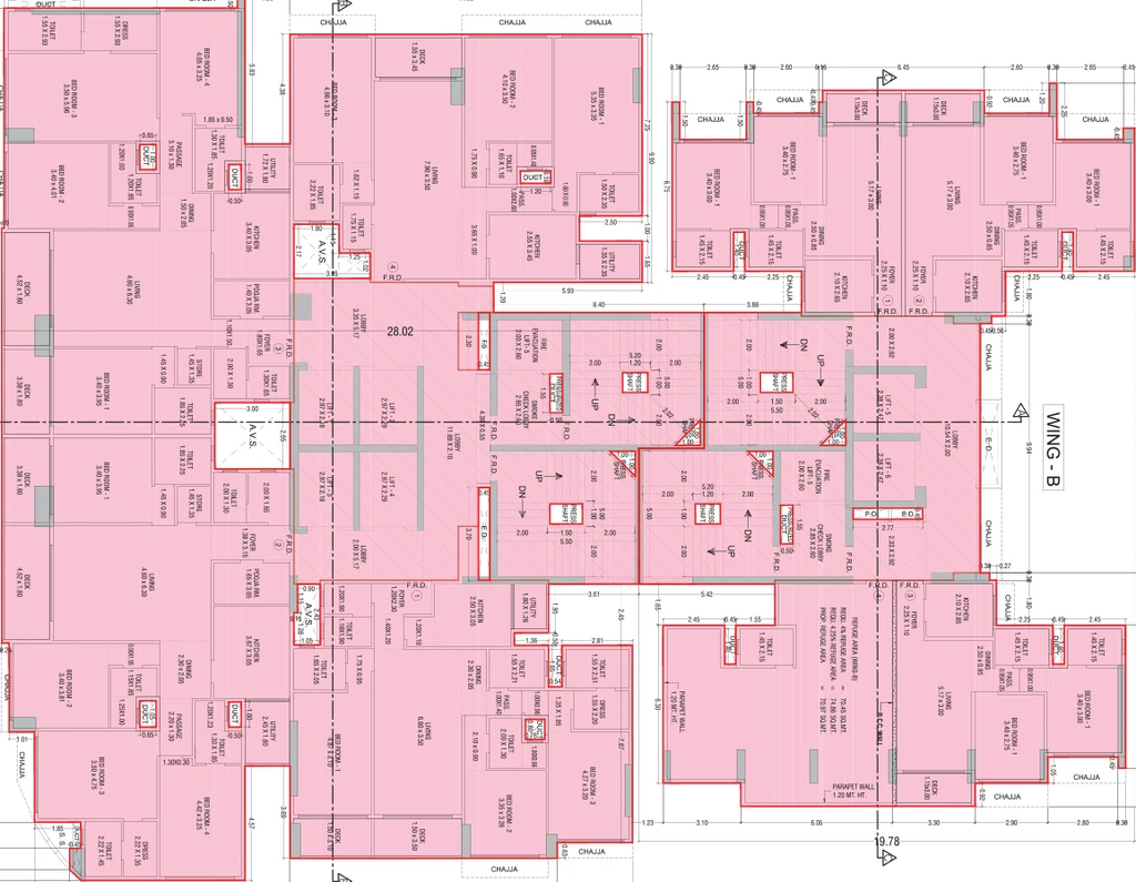Floor Plan of Agami Legends in Bandra West, Mumbai - Image 439581
