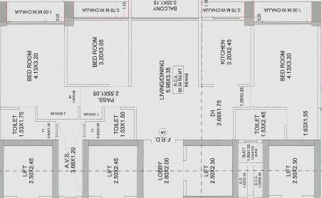 3 BHK Flat in Ajmera Vann in Andheri West, Mumbai - Image 932659