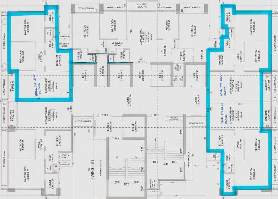 Floor Plan of Ajmera Vann in Andheri West, Mumbai - Image 439600