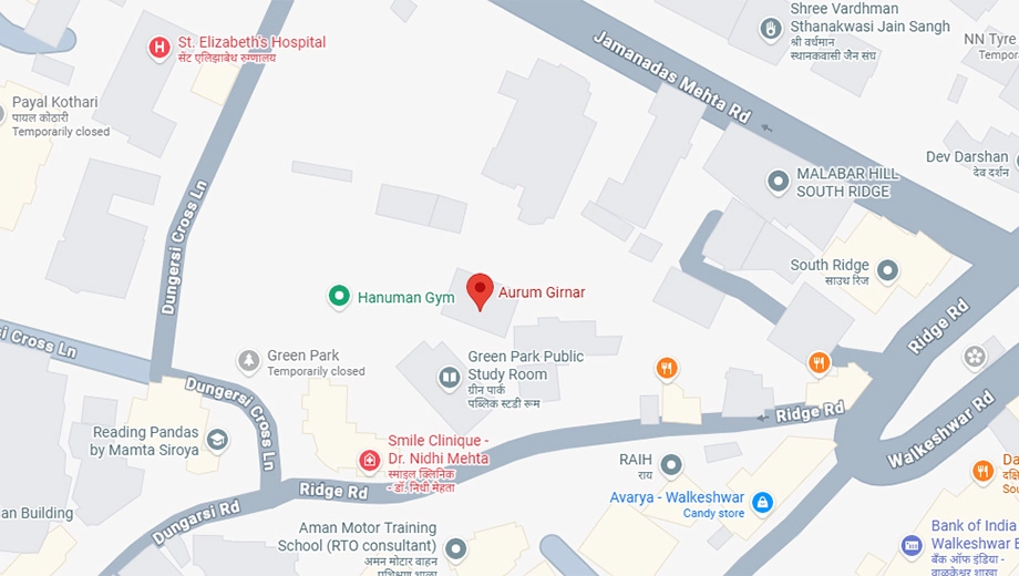 Location of Aurum Girnar in Malabar Hill, Mumbai - Image 439622