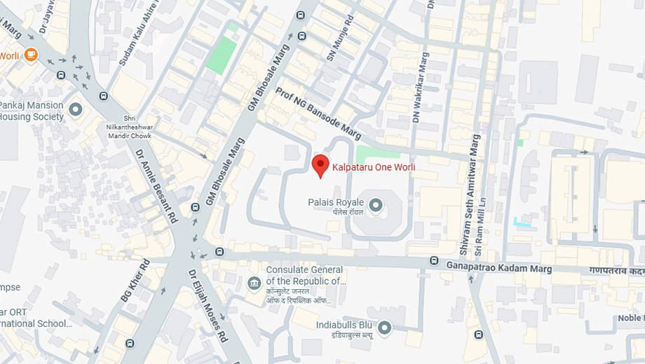Location of Kalpataru One in Worli, Mumbai - Image 439647