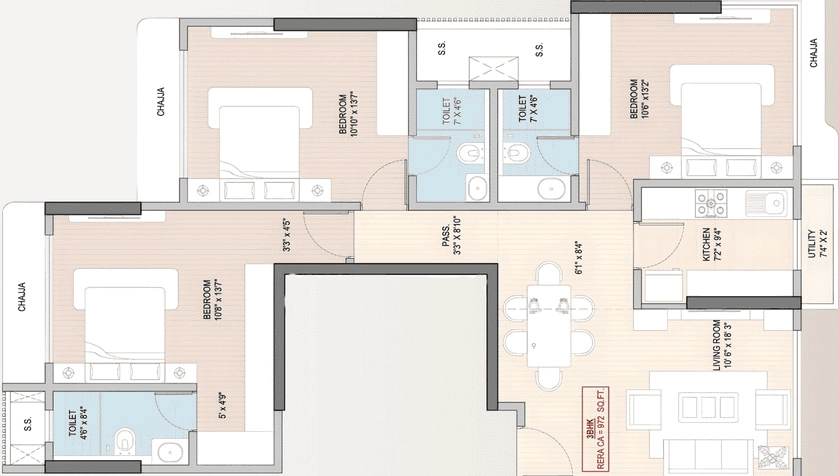 3 BHK Flat in Divine Park 55 in Dadar West, Mumbai - Image 932709