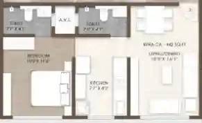 1 BHK Flat in PCPL Vivante in Mahim West, Mumbai - Image 932710