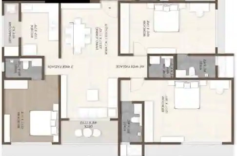 3 BHK Flat in PCPL Vivante in Mahim West, Mumbai - Image 932712