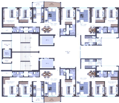 Floor Plan of Spenta Anthea in Andheri West, Mumbai - Image 439831