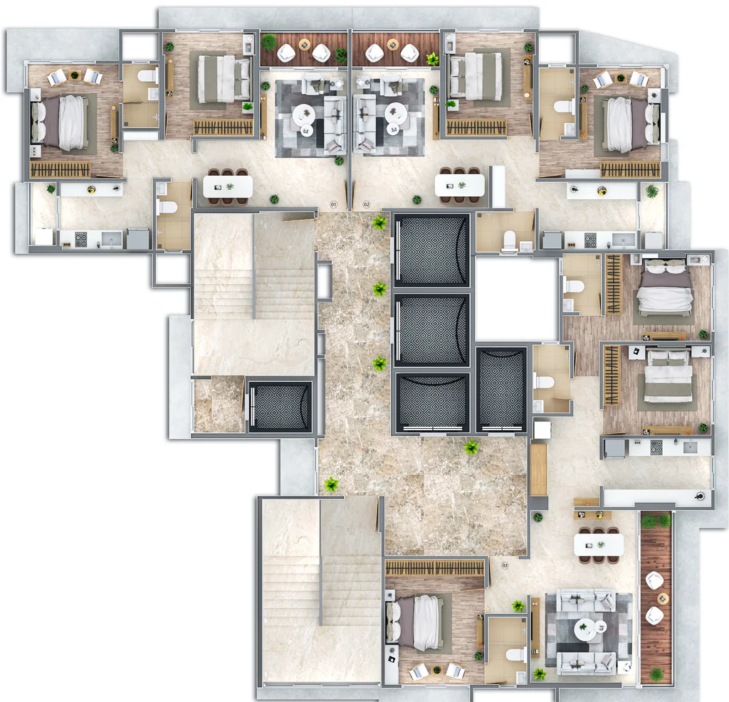 Floor Plan of Sugee Janai Heritage in Dadar West, Mumbai - Image 439849