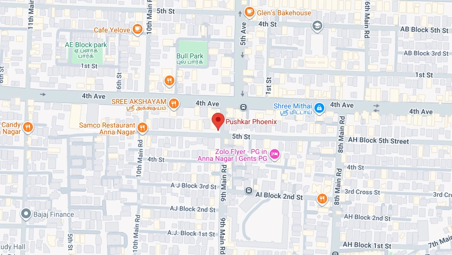 Location of Pushkar Phoenix in Anna Nagar, Chennai - Image 439924