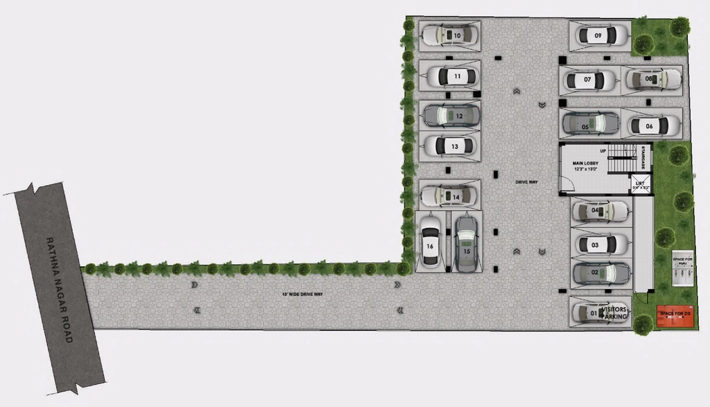 Master Plan of Bhaggyam Dharini in Alwarpet, Chennai - Image 439921