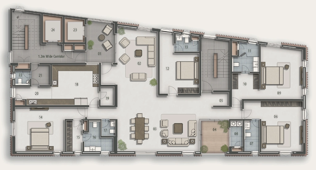 Floor Plan of Bhaggyam Pranathi in Teynampet, Chennai - Image 439913