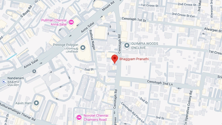 Location of Bhaggyam Pranathi in Teynampet, Chennai - Image 439915