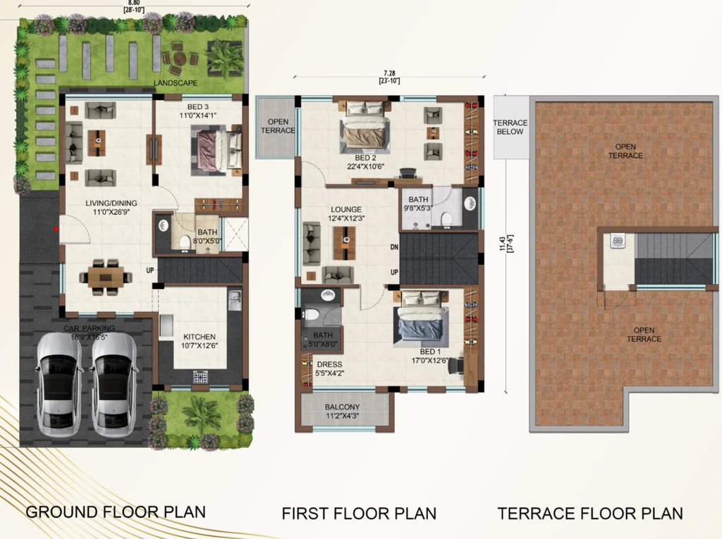 3 BHK House/Villa in Felixa Raveraa in Kelambakkam, Chennai - Image 932771