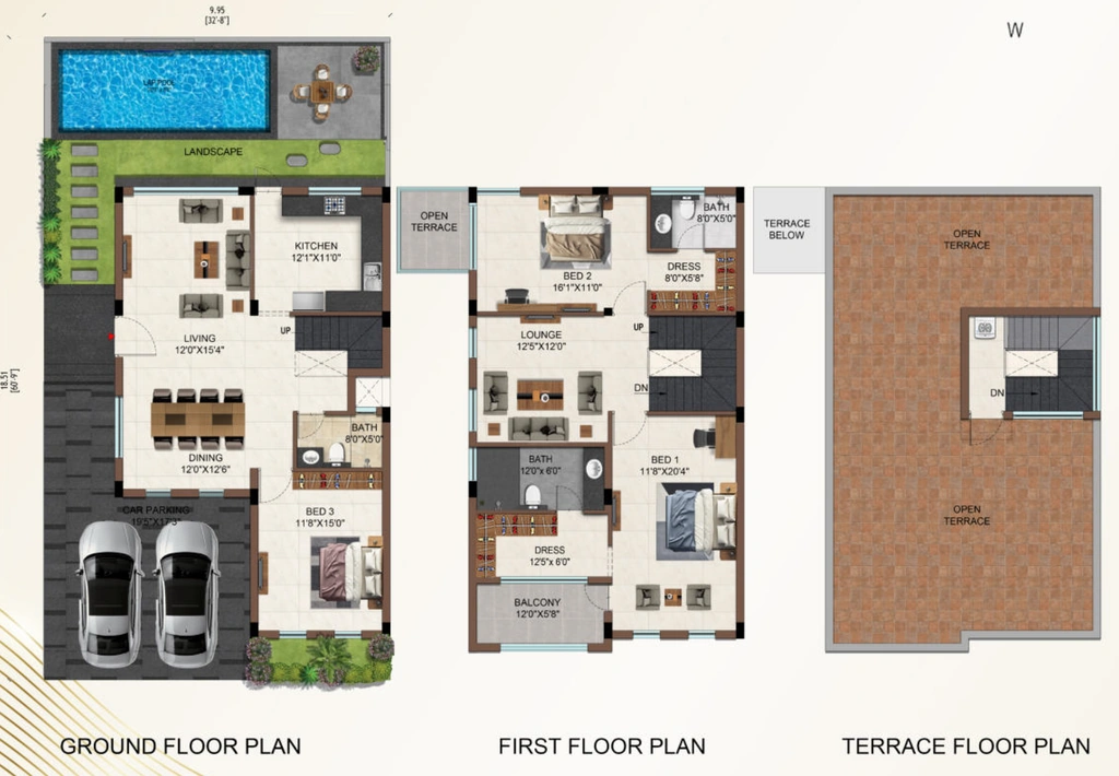 3 BHK House/Villa in Felixa Raveraa in Kelambakkam, Chennai - Image 932772