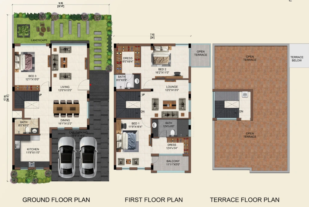 3 BHK House/Villa in Felixa Raveraa in Kelambakkam, Chennai - Image 932773