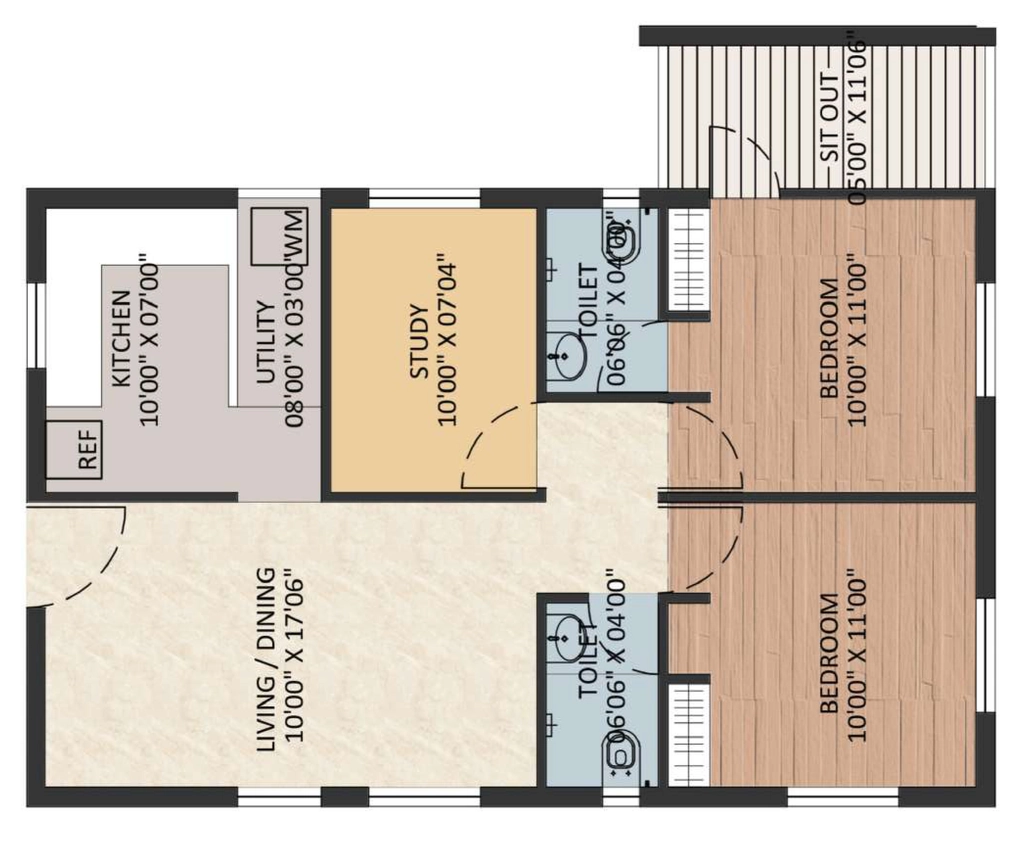 2 BHK Flat in GP Subhamangalam in Anna Nagar, Chennai - Image 932784