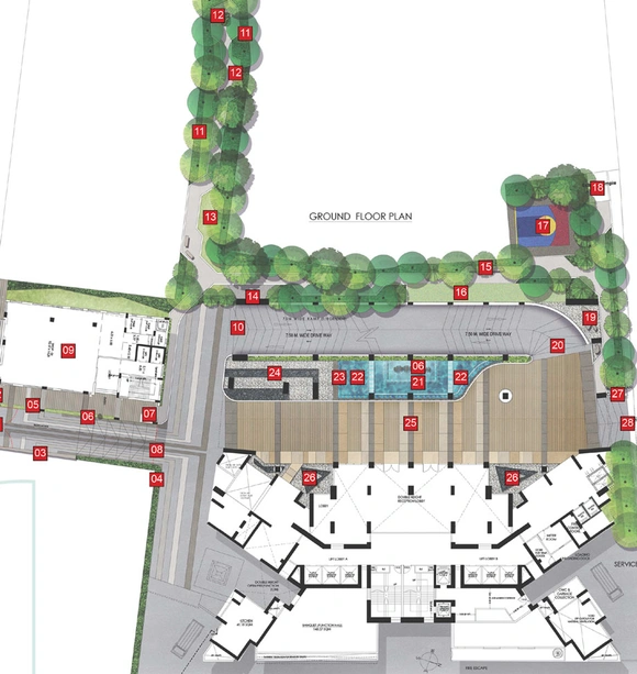 Master Plan of Sheth One Marina in Marine Lines East, Mumbai - Image 36288
