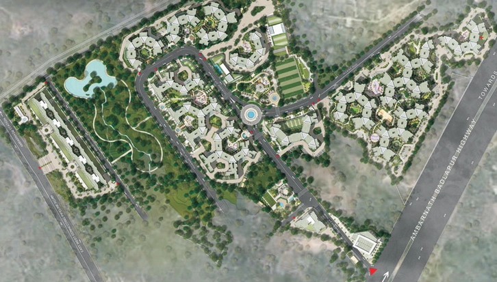 Master Plan of Ahuja Prasadam in Ambernath East, Thane - Image 167989