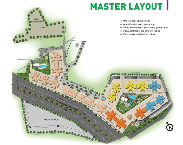 Master Plan of Puraniks Abitante Fiore in Bavdhan, Pune - Image 10825