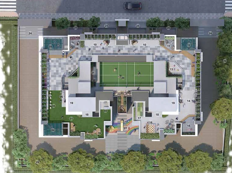 Master Plan of Rustomjee Erika in Bandra East, Mumbai - Image 36656
