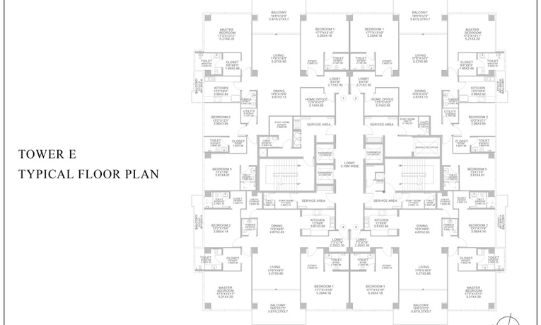 Floor Plan of Tribeca The ARK in NIBM, Pune - Image 10887