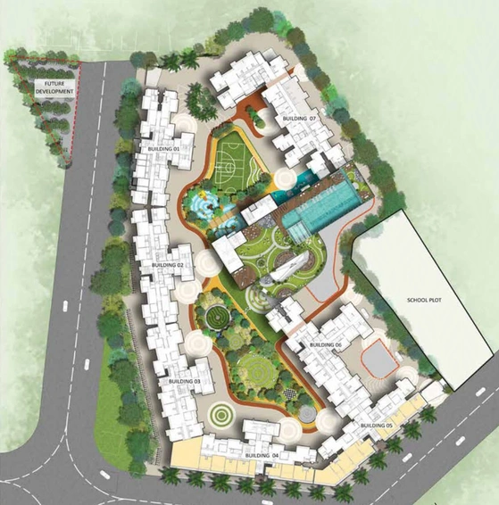 Master Plan of Kohinoor Eden in Kalyan East, Thane - Image 24222