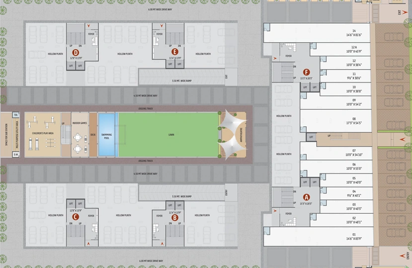 Master Plan of Kavisha Amara in Shela, Ahmedabad - Image 27085