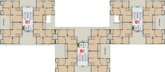 Floor Plan of Pacifica Amara in Sanathal, Ahmedabad - Image 27148