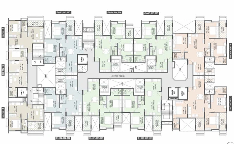 Floor Plan of Yashada Epic in Pimple Nilakh, Pune - Image 10904