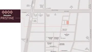Location of Ratnaakar Pristine - Image 29256