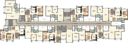 Floor Plan of Mangeshi Sohan in Kalyan West, Thane - Image 57256