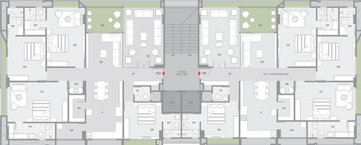 Floor Plan of Shilp 14 in Bodakdev, Ahmedabad - Image 29127
