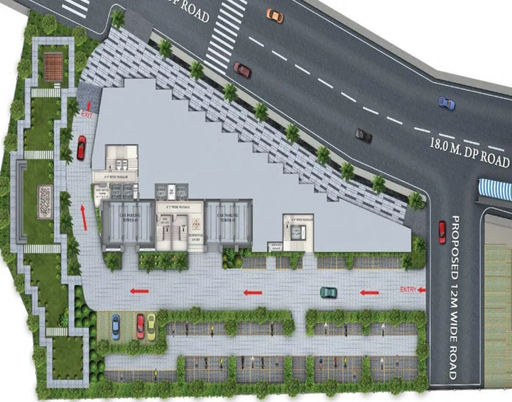 Master Plan of Swaminarayan Sky Heights in Kalyan West, Thane - Image 24723