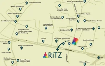 Location of Vikas Ritz - Image 1093