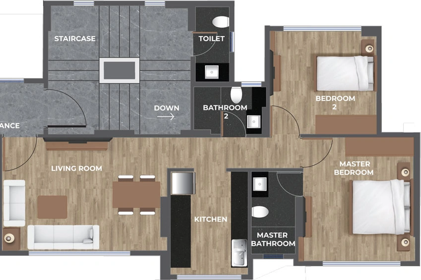 2 BHK Flat in Kakad West End in Andheri West, Mumbai - Image 468039