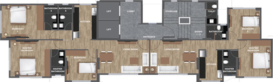 Floor Plan of Kakad West End in Andheri West, Mumbai - Image 36852