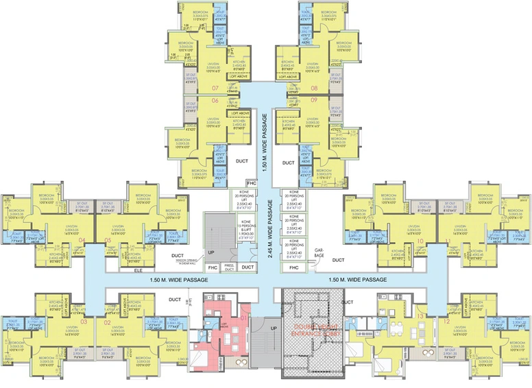 Floor Plan of Aishwaryam Insignia in Punawale, Pune - Image 10926