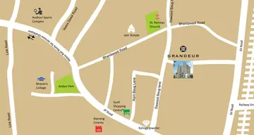 Location of Vardhman Grandeur - Image 36937