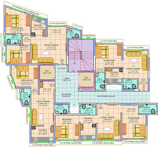 Floor Plan of Samarth Reva in Malad West, Mumbai - Image 37020