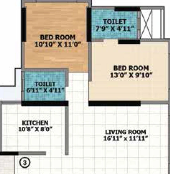 2 BHK Flat in Ahuja O2 in Sion East, Mumbai - Image 468391