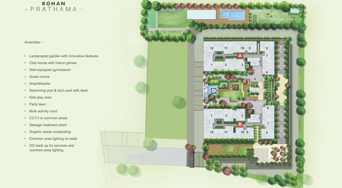 Master Plan of Rohan Prathama in Hinjewadi, Pune - Image 10972
