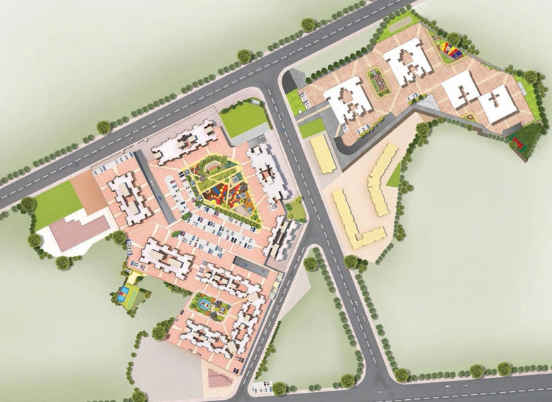 Master Plan of Dosti Planet North in Mumbra, Thane - Image 1170