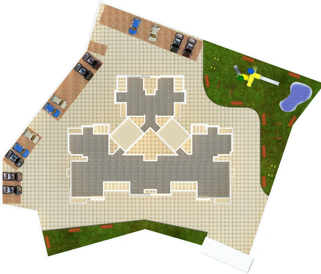 Master Plan of Sarvoday Onyx in Kalyan West, Thane - Image 24853