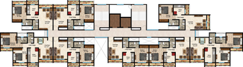 Floor Plan of Keni Maple Paradise in Kalwa, Thane - Image 24866