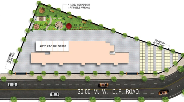 Master Plan of Keni Maple Paradise in Kalwa, Thane - Image 24867