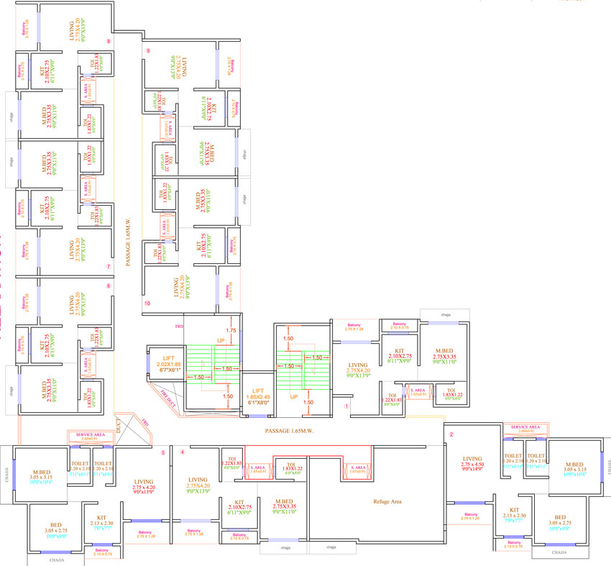 Floor Plan of Mountain Greens in Kalyan East, Thane - Image 24898