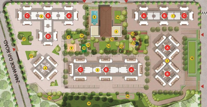 Master Plan of Karnani Ambika City in Bhiwandi, Thane - Image 25093