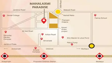 Location of Shree Mahalaxmi Paradise - Image 167969