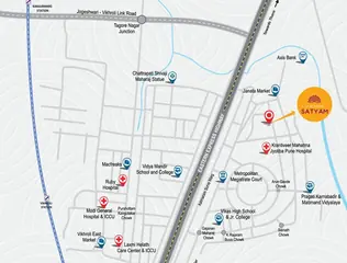 Location of Gurukrupa Satyam - Image 37170