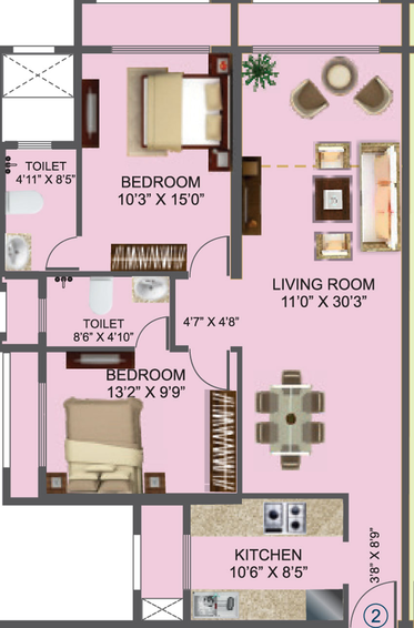 2 BHK Flat in Neelam Solstice in Ghatkopar East, Mumbai - Image 468560