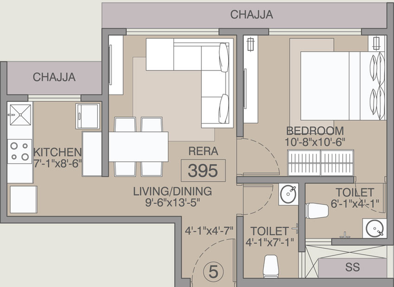 1 BHK Flat in Rudra ODC 1 in Goregaon West, Mumbai - Image 468674