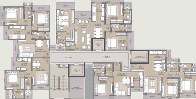 Floor Plan of Rudra ODC 1 in Goregaon West, Mumbai - Image 37256